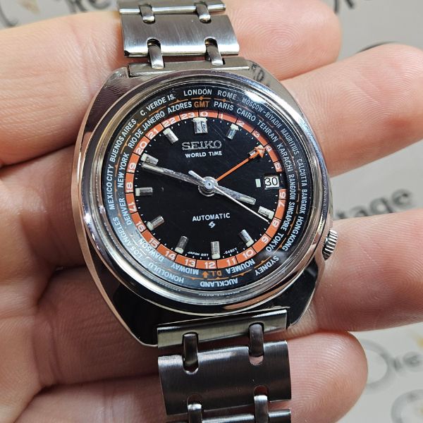 SEIKO WORLD TIME 6117-6400