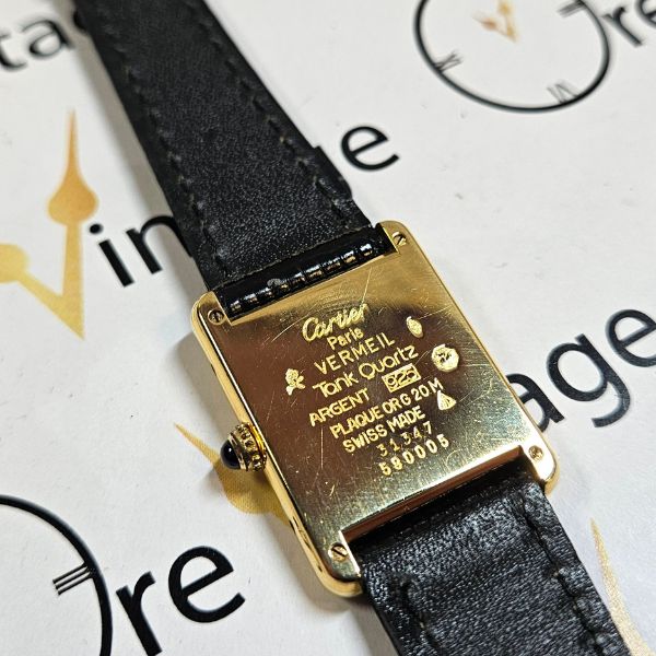 CARTIER TANK VERMEIL 590005
