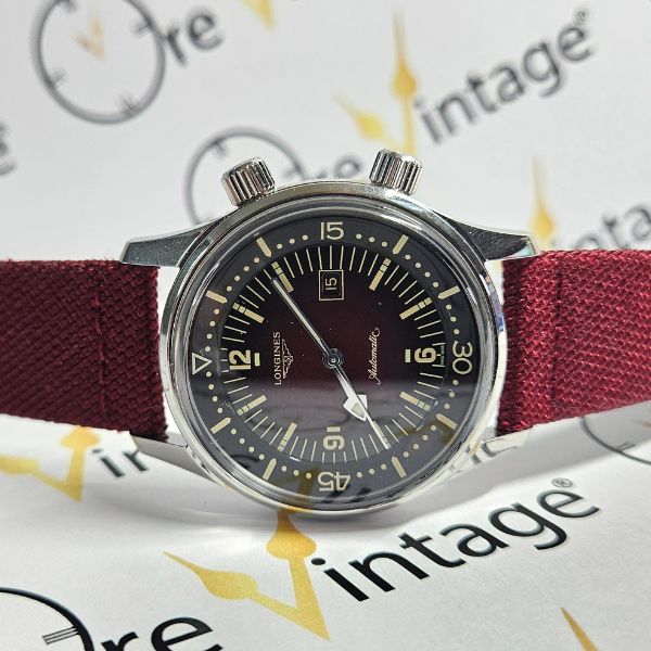 LONGINES LEGEND DIVER L3.374.4.40.2 RED DIAL