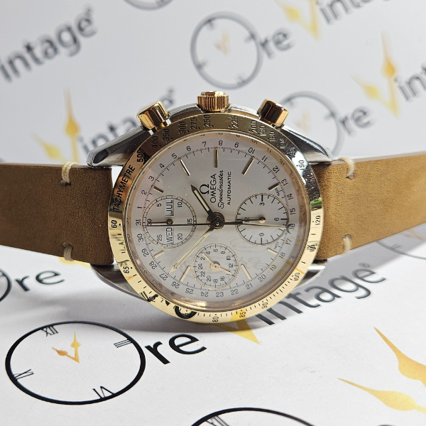 OMEGA SPEEDMASTER TRIPLE DATE 175.0054 LUNETTA 18KT