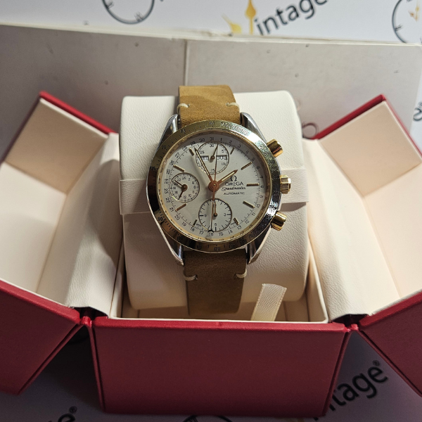 OMEGA SPEEDMASTER TRIPLE DATE 175.0054 LUNETTA 18KT
