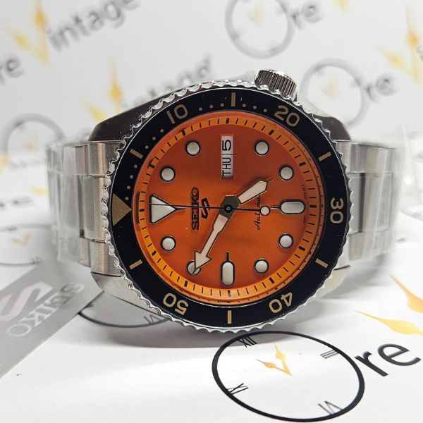 SEIKO 5 SPORTS SRPD59K1 ORANGE DIAL