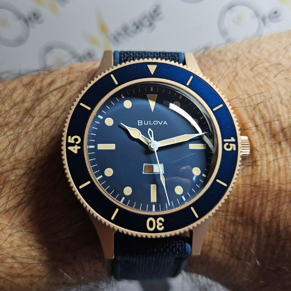 BULOVA MIL-SHIPS BRONZE 150 ANNIVERSARIO 98A325