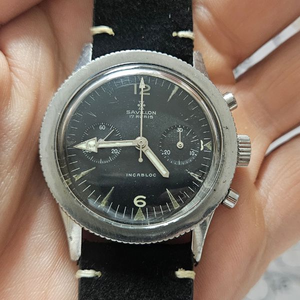 SAVILLON 3089 MILITARY CHRONOGRAPH